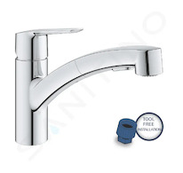 Grohe QuickFix Start - Dřezová baterie s výsuvnou sprškou, chrom 30531001