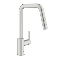 Grohe QuickFix Start - Dřezová baterie s výsuvnou sprškou, supersteel 30631DC0