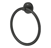 Grohe QuickFix Start - Držák na ručník, matná černá 411742430