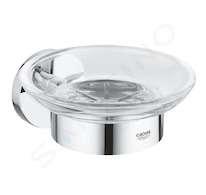 Grohe QuickFix Start - Mýdlenka s držákem, sklo/chrom 41193000