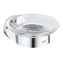 Grohe QuickFix Start - Mýdlenka s držákem, sklo/chrom 41193000