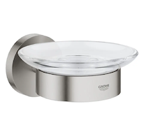Grohe QuickFix Start - Mýdlenka s držákem, sklo/supersteel 41193DC0