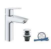 Grohe QuickFix Start - Umyvadlová baterie s výpustí Push-Open, chrom 24204002