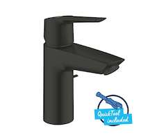 Grohe QuickFix Start - Umyvadlová baterie s výpustí, studený start, matná černá 311372432
