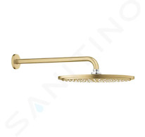 Grohe Rainshower Cosmopolitan - Hlavová sprcha Cosmopolitan 310 s ramenem 38 cm, 1 proud, kartáčovaný Cool Sunrise 26066GN0