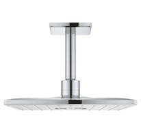 Grohe Rainshower SmartActive Cube - Hlavová sprcha 310, sprchové rameno 14 cm, 2 proudy, měsíční bílá 26481LS0