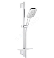 Grohe Rainshower SmartActive Cube - Sada sprchové hlavice 130, 3 proudy, tyče 60 cm a hadice, chrom 26583000
