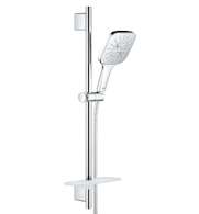 Grohe Rainshower SmartActive Cube - Sada sprchové hlavice 130 6,8 l/min, 3 proudy, tyče 60 cm a hadice, chrom 26585000
