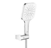 Grohe Rainshower SmartActive Cube - Sada sprchové hlavice 130 9,5 l/min, 3 proudy, držáku a hadice, měsíční bílá 26588LS0
