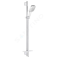 Grohe Rainshower SmartActive Cube - Sada sprchové hlavice 130 9,5 l/min, 3 proudy, tyče 90 cm a hadice, chrom 26587000