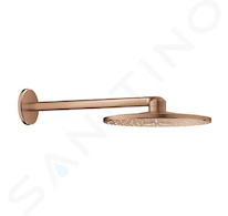 Grohe Rainshower SmartActive - Hlavová sprcha 310, sprchové rameno 43 cm, 2 proudy, kartáčovaný Warm Sunset 26475DL0