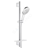 Grohe Rainshower SmartActive - Sada sprchové hlavice 130, 3 proudy, tyče 60 cm a hadice, chrom 26546000
