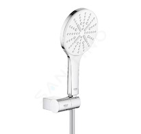Grohe Rainshower SmartActive - Sada sprchové hlavice 130 9,5 l/min, 3 proudy, držáku a hadice, měsíční bílá 26580LS0