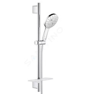 Grohe Rainshower SmartActive - Sada sprchové hlavice 130 9,5 l/min, 3 proudy, tyče 60 cm a hadice, chrom 26575000