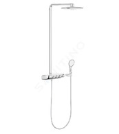 Grohe Rainshower SmartControl - Sprchový set Duo 360 s termostatem, 2 proudy, chrom/měsíční bílá 26250LS0