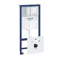 Grohe Rapid SL - Předstěnová instalace pro závěsné WC, nádržka GD2, tlačítko Skate Cosmo, chrom 38827000