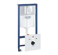 Grohe Rapid SL - Předstěnový instalační set pro závěsné WC, výška 1,13 m, ovládací tlačítko Nova Cosmopolitan, chrom 38813001