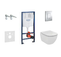 Grohe Rapid SL - Set předstěnové instalace, klozetu a sedátka Ideal Standard, Aquablade, SoftClose tlačítka Skate Cosmo, chrom 3