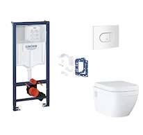 Grohe Rapid SL - Set předstěnové instalace, klozetu, sedátka SoftClose, tlačítka Arena Cosmopolitan a sady pro vhazování tablet,