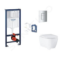 Grohe Rapid SL - Set předstěnové instalace, klozetu, sedátka SoftClose, tlačítka Skate Cosmopolitan a sady pro vhazování tablet,