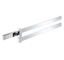 Grohe Selection Cube - Dvojitý držák ručníků, chrom 40768000