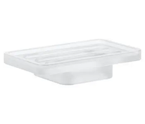 Grohe Selection Cube - Miska na mýdlo, daVinci saténová bílá 40806000