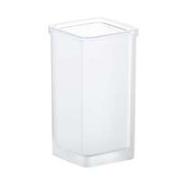Grohe Selection Cube - Nádoba na WC kartáč, matné sklo 40867000