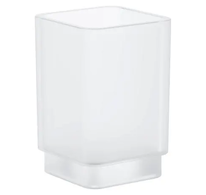 Grohe Selection Cube - Sklenička, daVinci saténová bílá 40783000