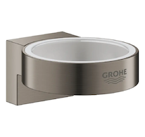 Grohe Selection - Držák skleničky/mýdelníku, kartáčovaný Hard Graphite 41027AL0