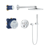Grohe SmartControl Perfect - Sprchový set 310 s baterií pod omítku, 2 proudy, chrom 34709000