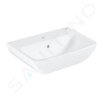 Grohe Start Edge - Umyvadlo 55x40 cm, s přepadem, otvor pro baterii, alpská bílá 39949000