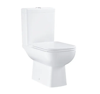 Grohe Start Edge - WC kombi set s nádržkou a sedátkem Softclose, Rimless, alpská bílá 39814000