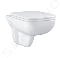 Grohe Start Edge - Závěsné WC se sedátkem SoftClose, rimless, alpská bílá 39815000