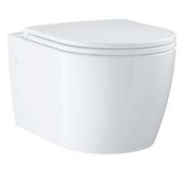 Grohe Start Round - Závěsné WC se sedátkem SoftClose, Rimless, alpská bílá 103848SH00