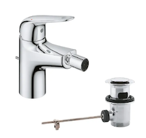 Grohe Swift - Bidetová baterie s výpustí, chrom 24332001