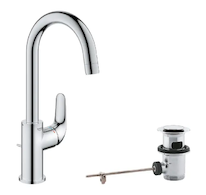Grohe Swift - Umyvadlová baterie, s výpustí, studený start, chrom 24330001