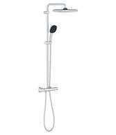 Grohe Vitalio Comfort - Sprchový set s termostatem, 25x25 cm, 2 proudy, chrom 26696001