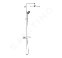 Grohe Vitalio Joy - Sprchový set 310 s termostatem na zeď a poličkou, 3 proudy, chrom 26401001