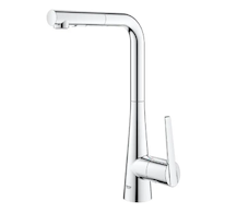Grohe Zedra - Dřezová baterie s výsuvnou sprškou, chrom 32553002