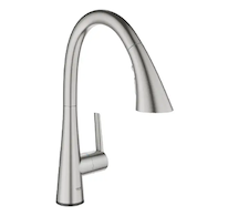 Grohe ZedraTouch - Elektronická dřezová baterie s výsuvnou sprškou, supersteel 30219DC2