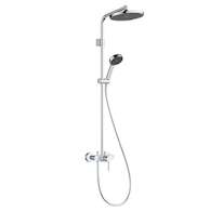 Hansgrohe Activera S - Sprchový set s baterií, průměr 24 cm, 2 proudy, EcoSmart, chrom 28875000
