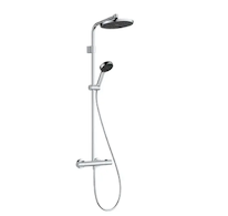 Hansgrohe Activera S - Sprchový set s termostatem, průměr 24 cm, 2 proudy, EcoSmart+, chrom 28083000