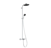 Hansgrohe Activera S - Sprchový set s vanovým termostatem, průměr 24 cm, 2 proudy, EcoSmart, chrom 28871000