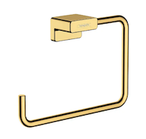 Hansgrohe AddStoris - Držák na ručník, leštěný vzhled zlata 41754990