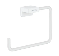 Hansgrohe AddStoris - Držák na ručník, matná bílá 41754700