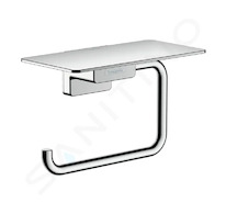 Hansgrohe AddStoris - Držák toaletního papíru s poličkou, chrom 41772000