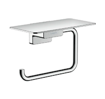Hansgrohe AddStoris - Držák toaletního papíru s poličkou, chrom 41772000