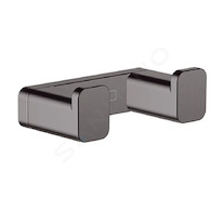 Hansgrohe AddStoris - Dvojháček, kartáčovaný černý chrom 41755340