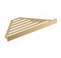 Hansgrohe AddStoris - Polička rohová, kartáčovaný bronz 41741140