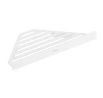 Hansgrohe AddStoris - Polička rohová, matná bílá 41741700
